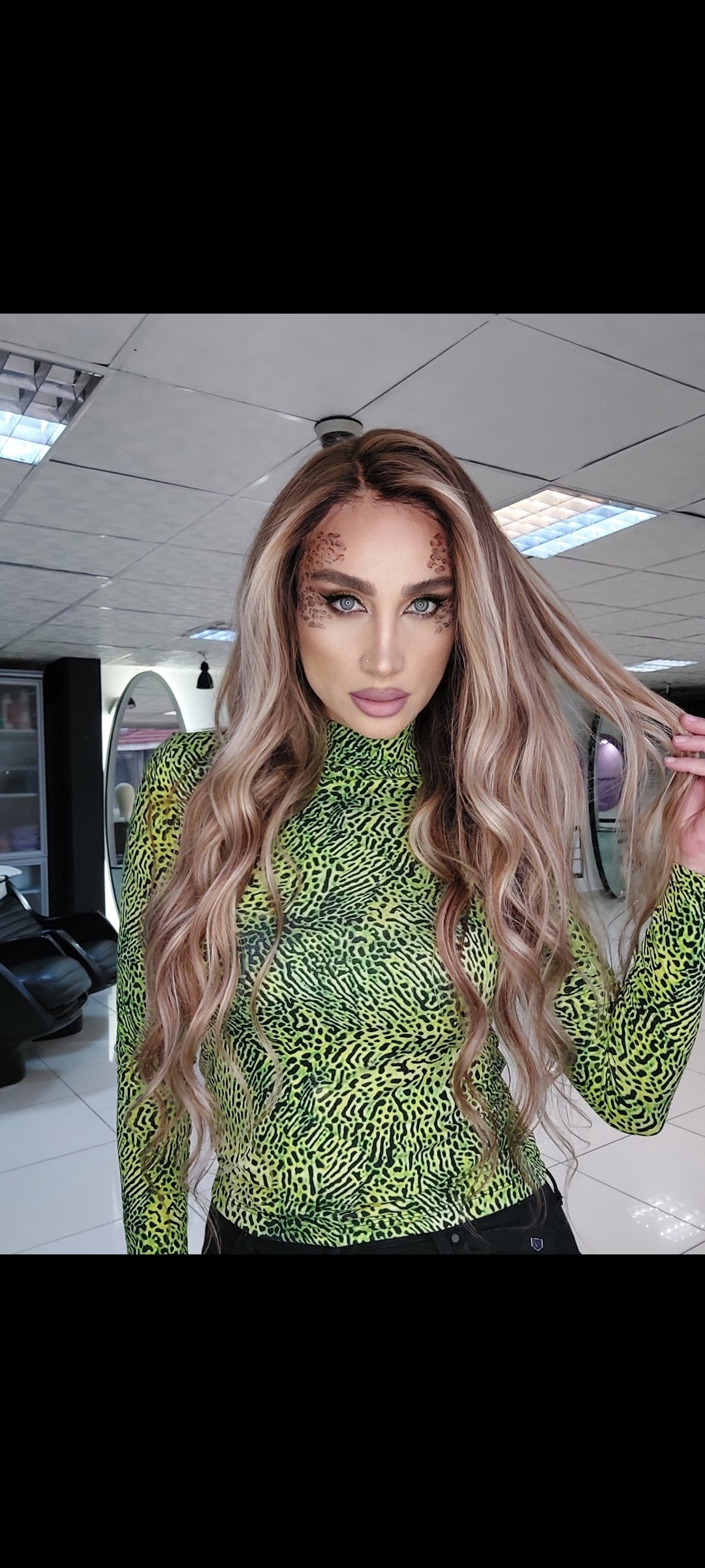 NATALIE KUMRAL ZEMİN SARIŞIN BALYAJ DANTEL PERUK ÜNİTESİ