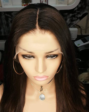 YULIA BRONZ KAHVE DANTEL PERUK ÜNİTESİ