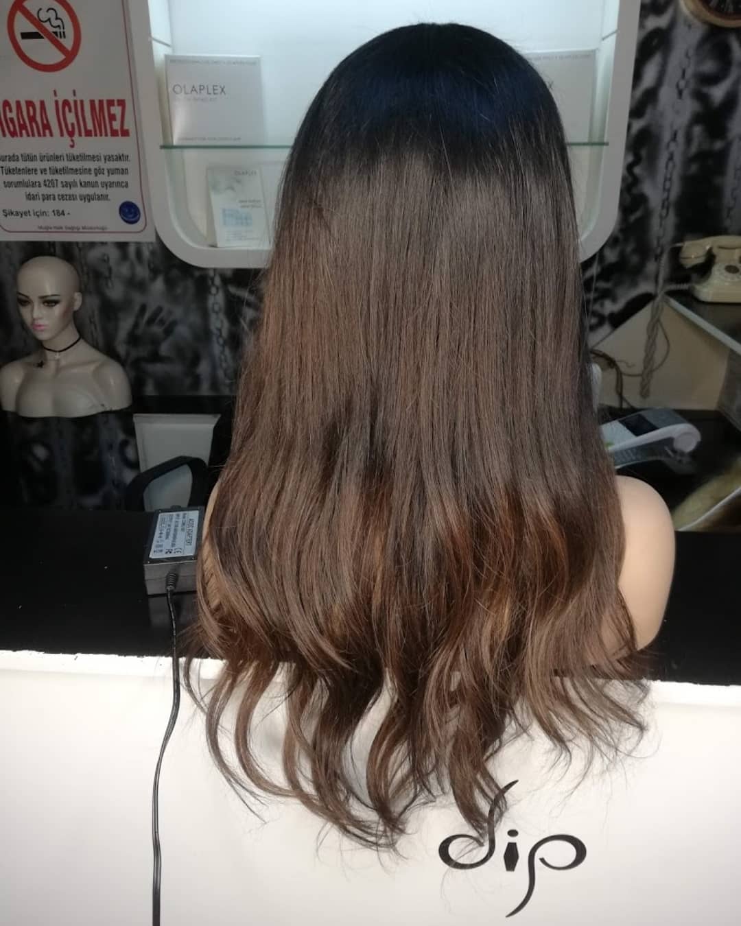 YULIA BRONZ KAHVE DANTEL PERUK ÜNİTESİ