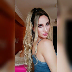 STELLA SARIŞIN OMBRELİ DANTEL PERUK ÜNİTESİ