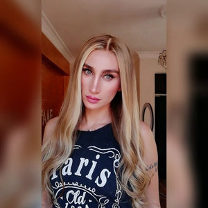 ELENA PLATİN SARIŞIN BALYAJLI DANTEL PERUK ÜNİTESİ