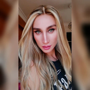 ELENA PLATİN SARIŞIN BALYAJLI DANTEL PERUK ÜNİTESİ