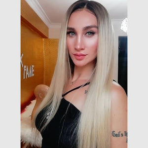 EMMA SARIŞIN OMBRELİ DANTEL PERUK ÜNİTESİ