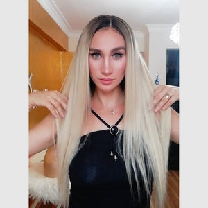 EMMA SARIŞIN OMBRELİ DANTEL PERUK ÜNİTESİ