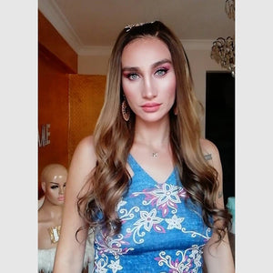 BECCA KAHVERENGİ BALYAJ DANTEL PERUK ÜNİTESİ