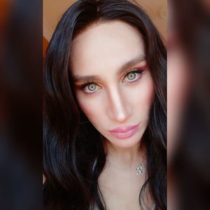 LUISA JET SİYAH İRİ DALGALI DANTEL PERUK ÜNİTESİ
