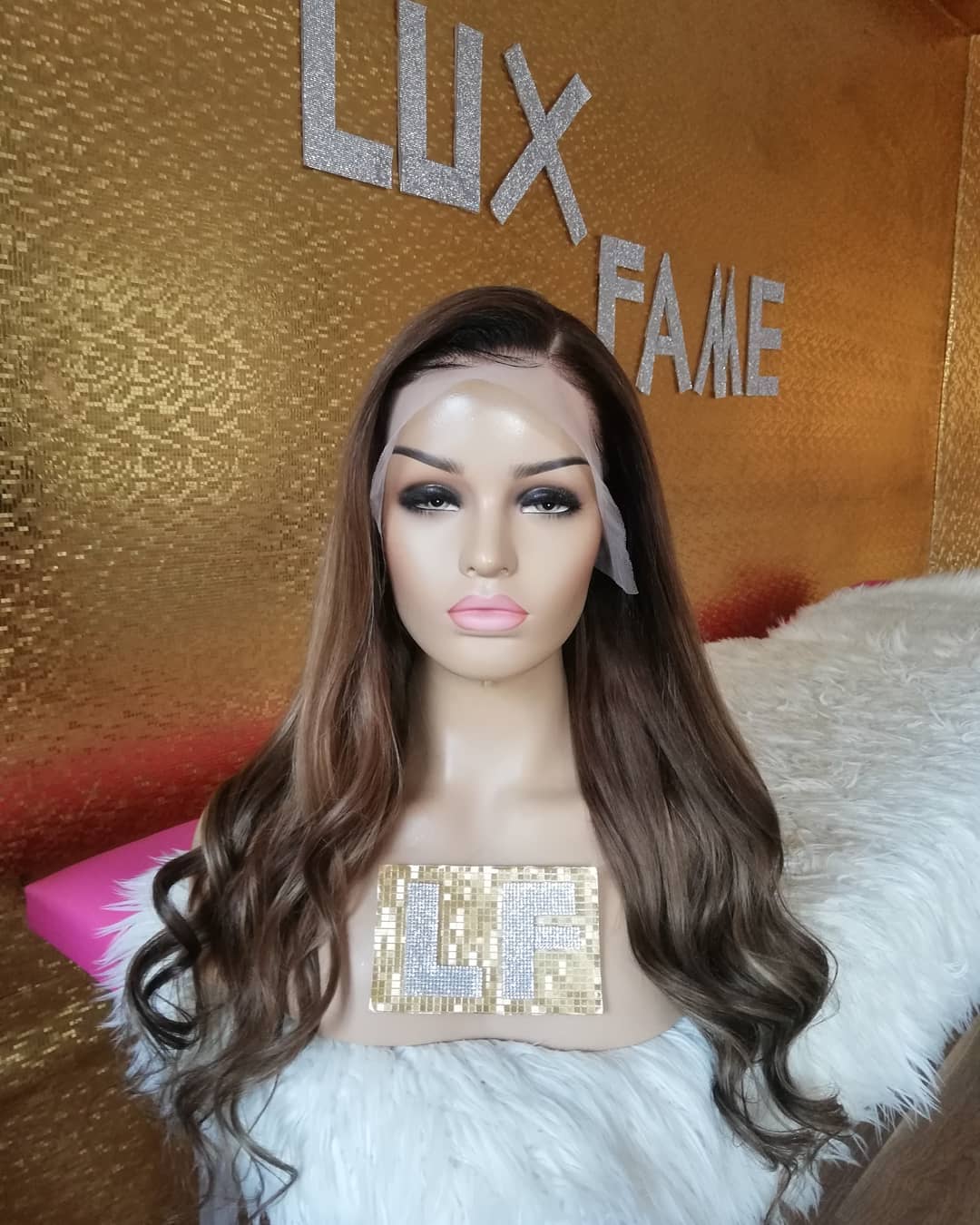 BECCA KAHVERENGİ BALYAJ DANTEL PERUK ÜNİTESİ